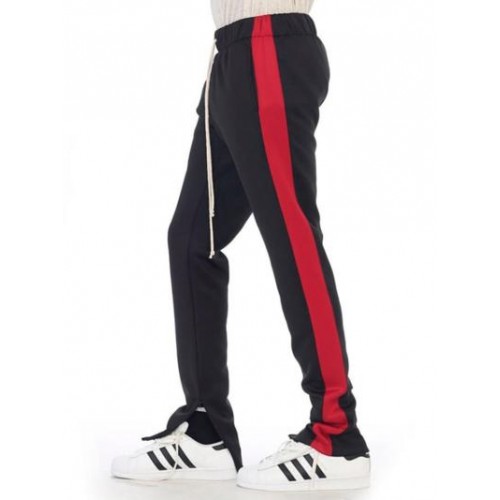 Track pants black/red [ Zipper - Street wear ]